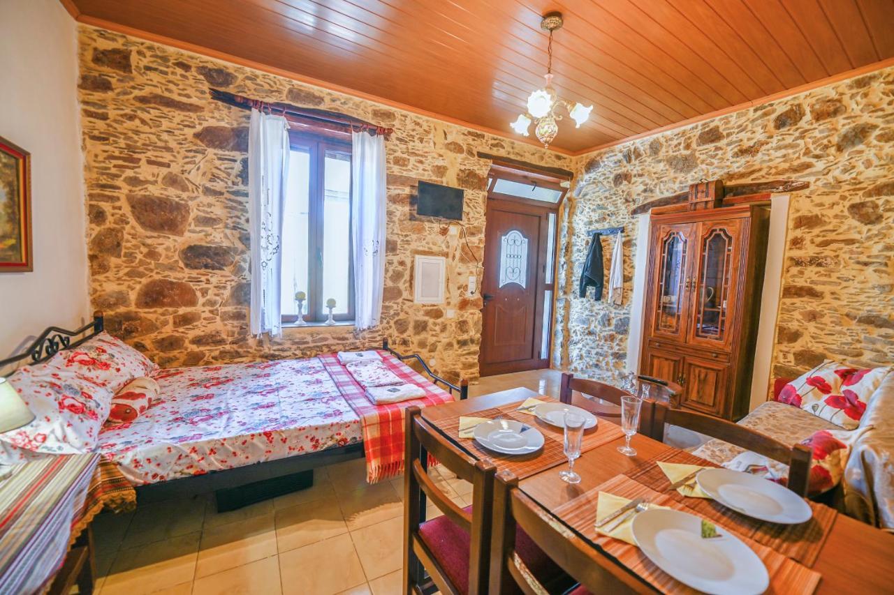 Stone House For Relaxation In Elos Kissamos Ngoại thất bức ảnh